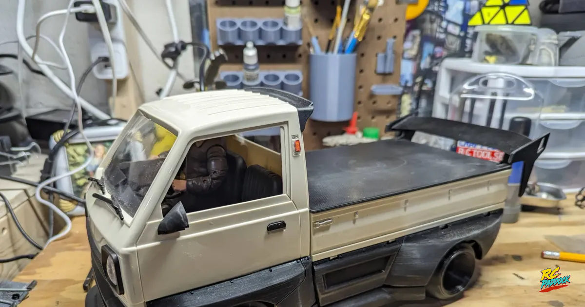WPL D12 Kei Truck Drift Modified