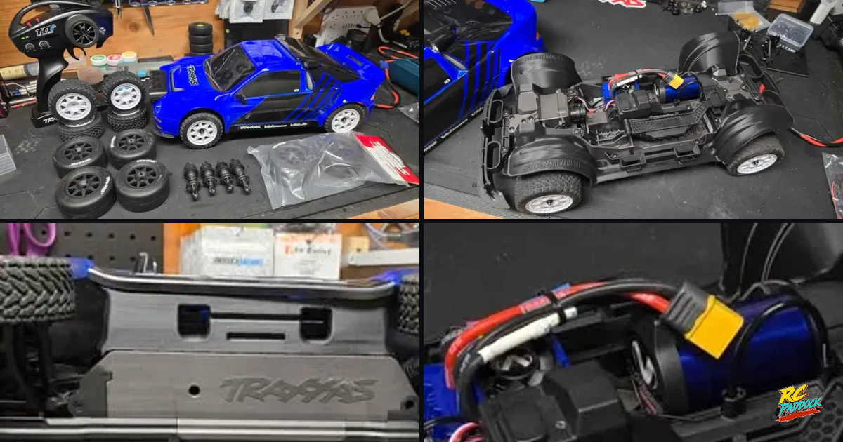  Traxxas Mini Rally VXL RS200 with extras