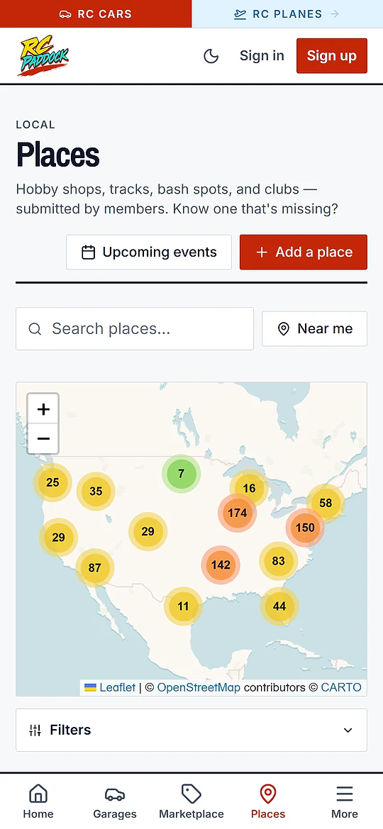 Tracks and hobby shops near you